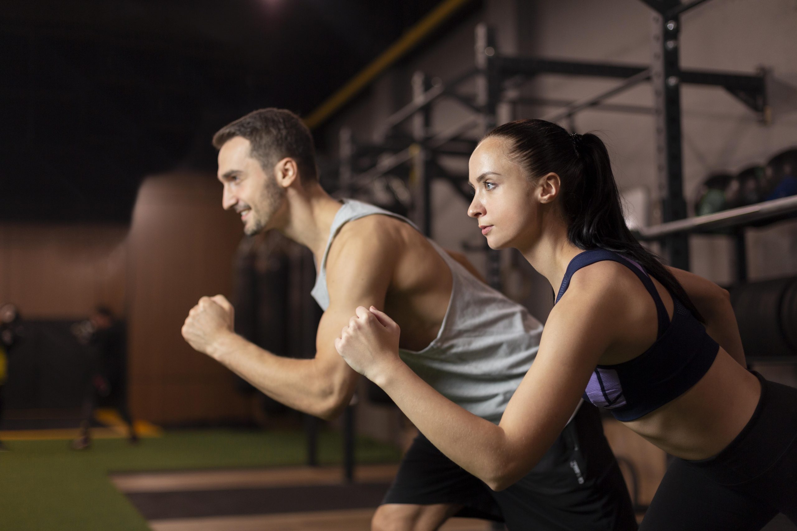 man and a woman training together on metformin